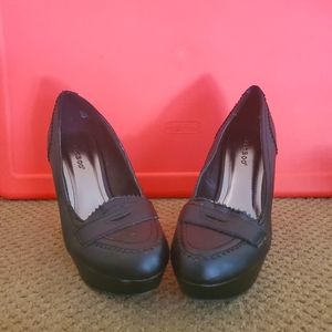 Women's Black wedge heels